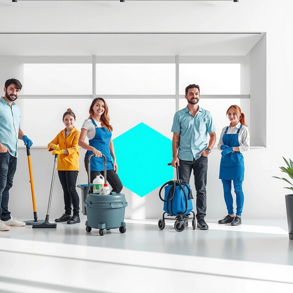 Professional cleaning service hero background