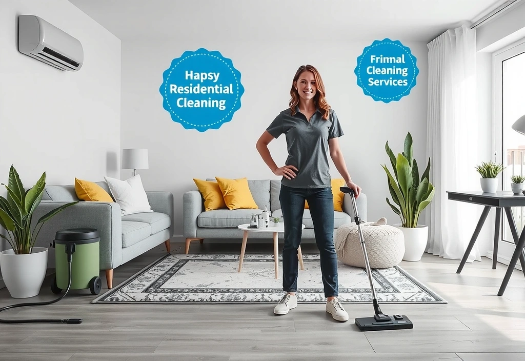 Professional residential cleaning service
